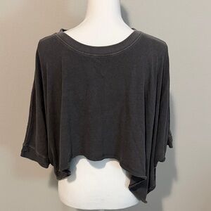 FP Movement by Free People Charcoal Crop Top